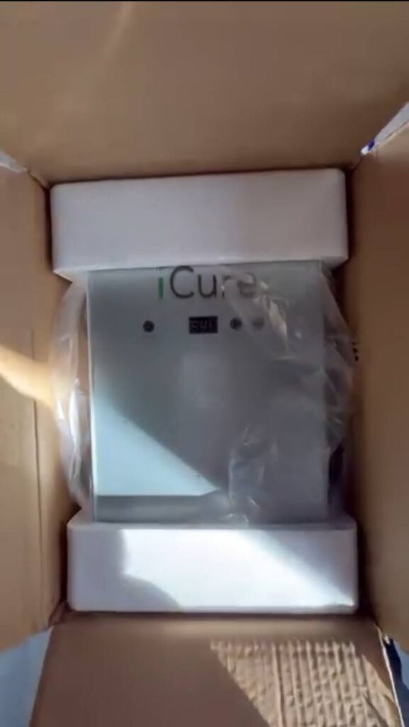 Unboxing Icure hash fridge